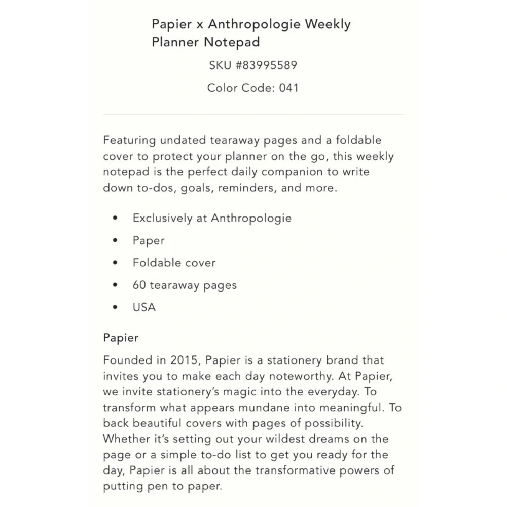 Weekly Planner Notepad - Picture 3 of 6